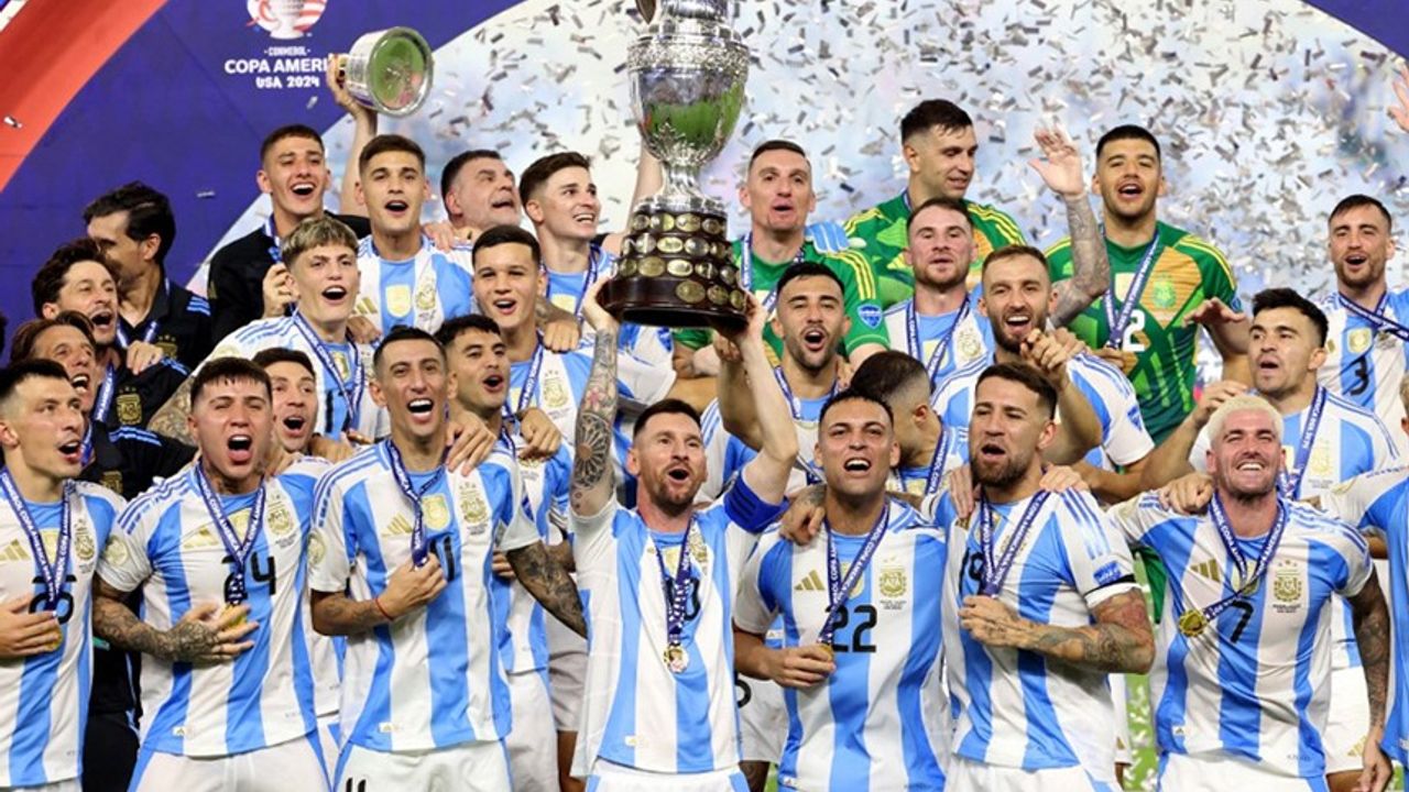 Copa America'da şampiyon Arjantin