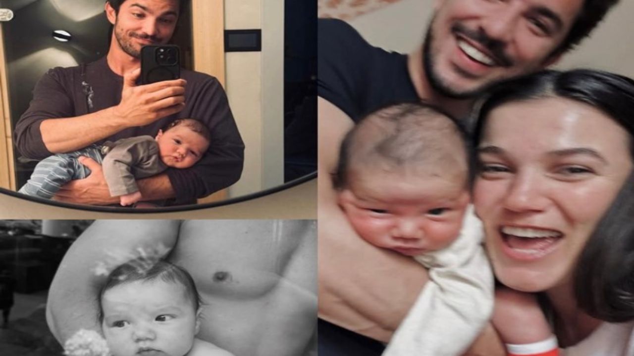 Kaan Yıldırım- Pınar Deniz çifti oğulları Fikret Hakan'ın yüzünü ilk kez paylaştı