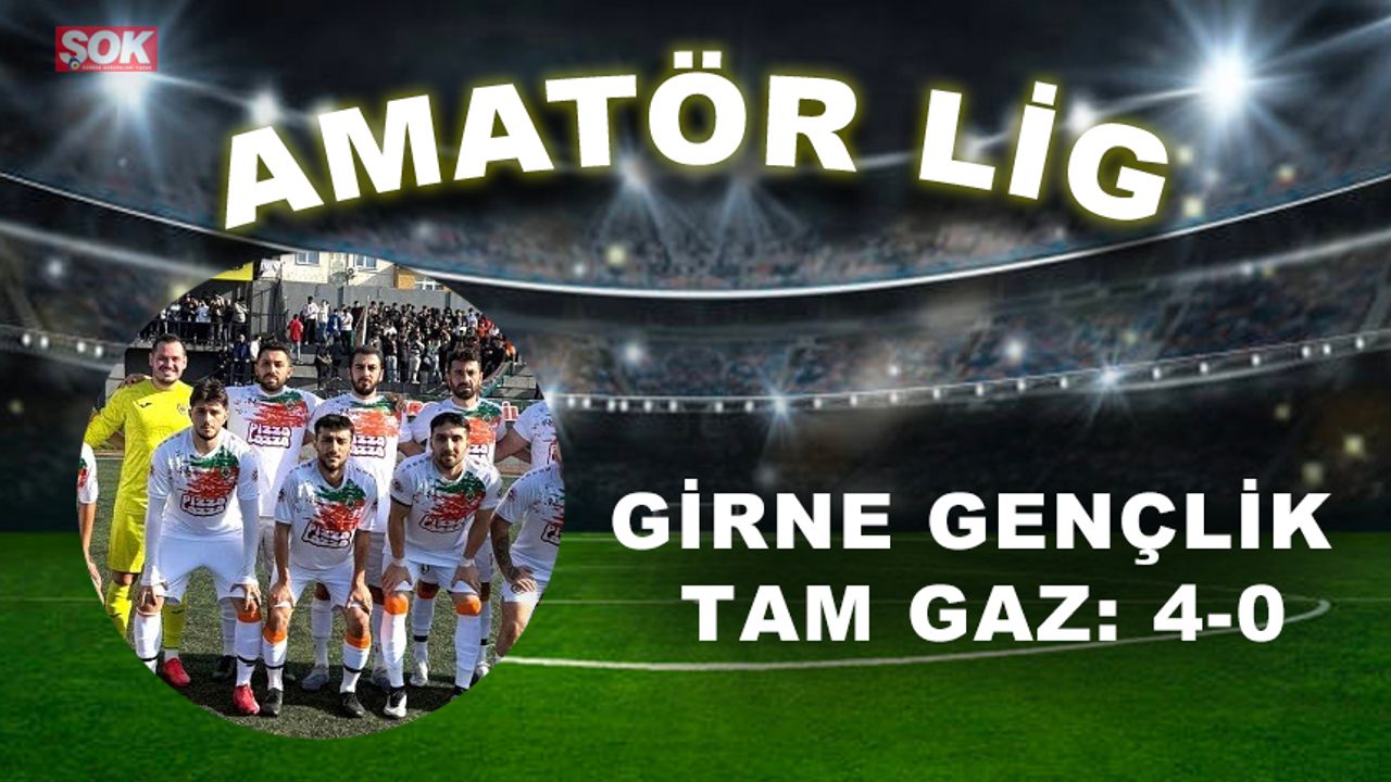Girne Gençlik tam gaz: 4-0