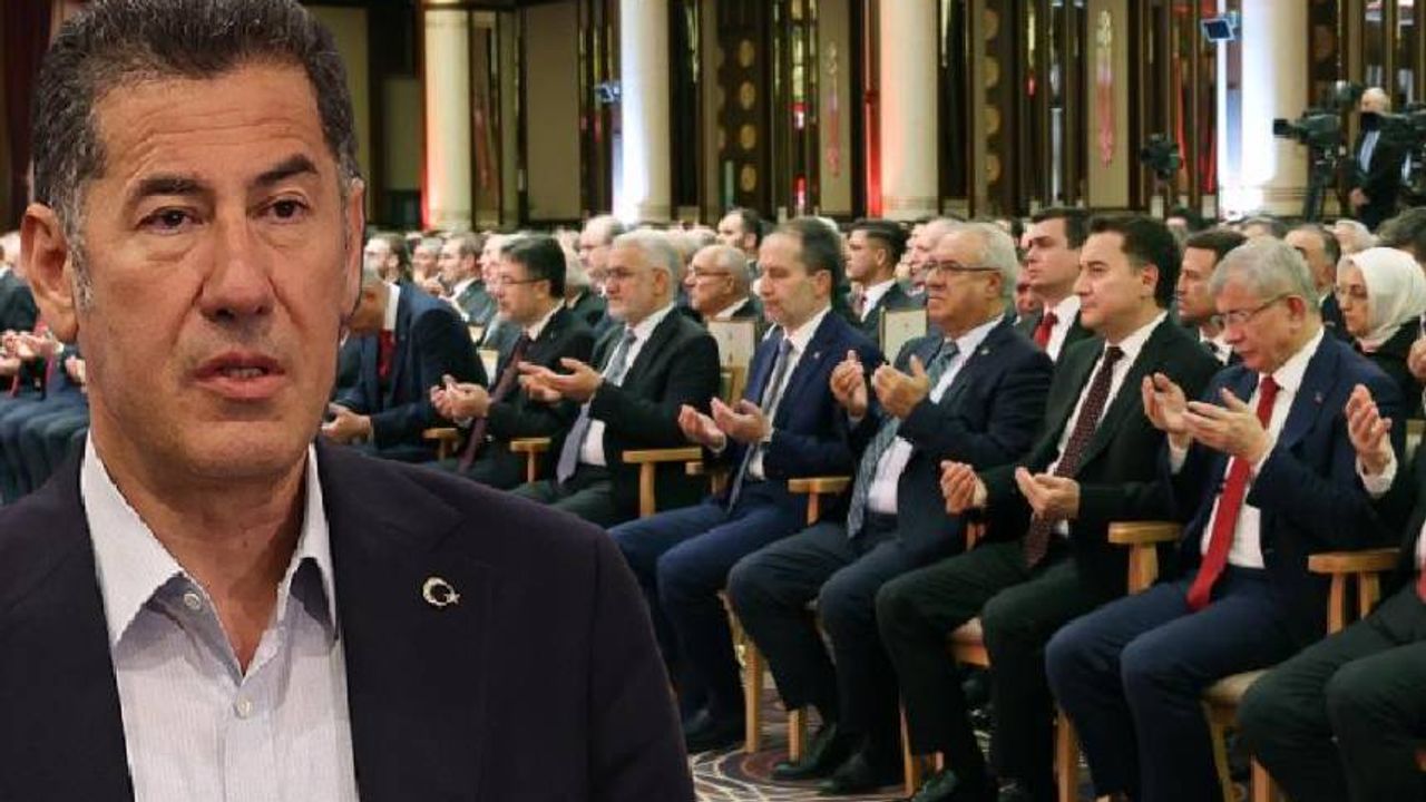 Sinan Oğan, Külliye'deki 29 Ekim resepsiyonunda ortaya çıktı