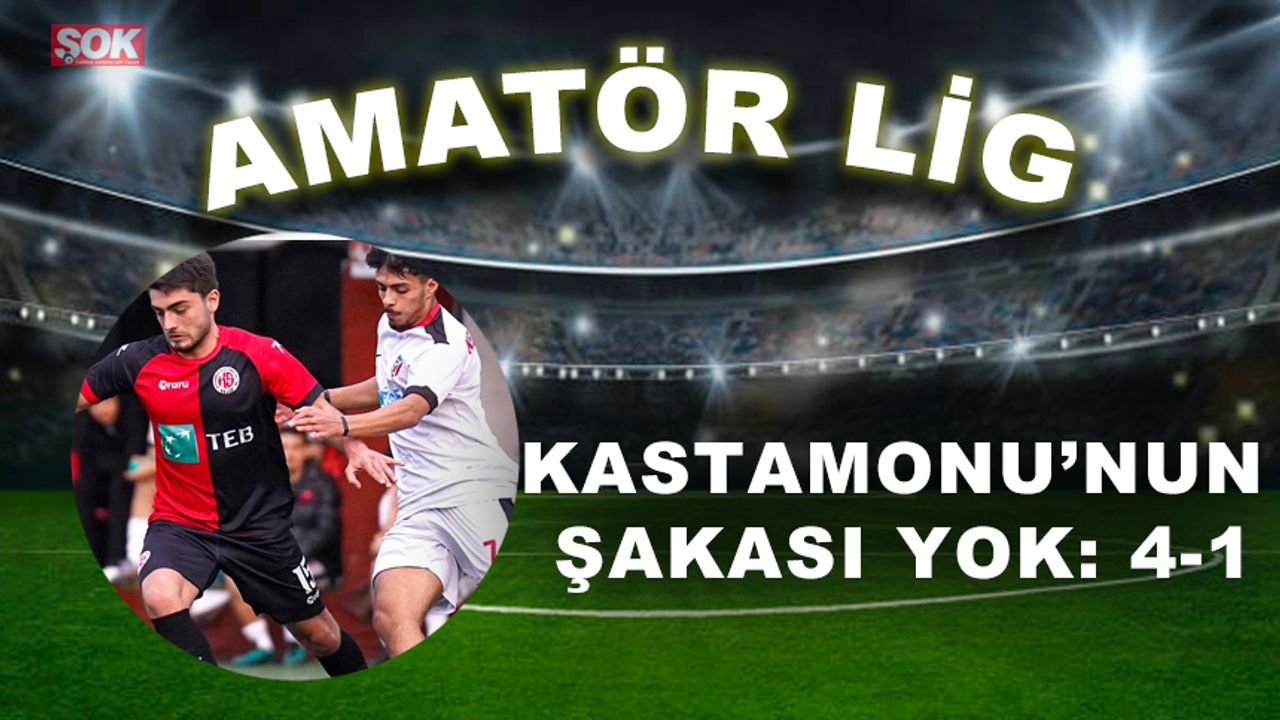 Kastamonu’nun şakası yok: 4-1