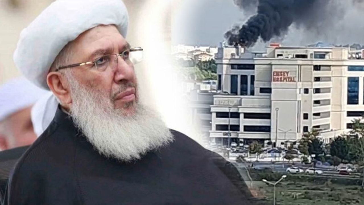 Pendik’te Menzil Cemaati’ne ait hastanede yangın çıktı