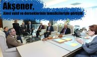 İYİ Parti Genel Başkanı Akşener, Alevi vakıf ve derneklerinin temsilcileriyle görüştü