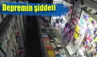 Depremin şiddeti iş yerinin güvenlik kameralarına yansıdı | 1