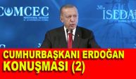 Cumhurbaşkanı Erdoğan konuşması (2)