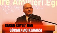 Bakan Soylu' dan göçmen açıklaması