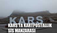 Kars'ta kartpostallık sis manzarası