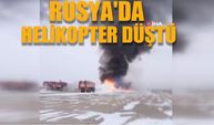 Rusya'da helikopter düştü