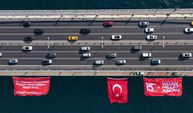 Türk bayrağı, 15 Temmuz Şehitler Köprüsü'nde