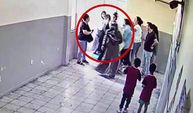 Kadın öğretmen, öğrencileri ayırırken velilerin hedefi oldu