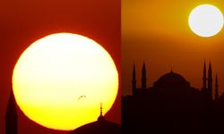 İstanbul'da muhteşem gün batımı