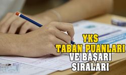 YKS taban puanları ve üniversitelerin başarı sıraları