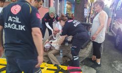 Engelli vatandaşa otomobil çarptı