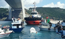 İstanbul'da sürüklenen tekne son anda kurtarıldı