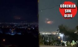 Kocaeli'de inanılmaz olay! Elektrik fırtınası geceyi aydınlattı
