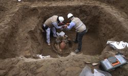 Sıra dışı olay! Doğal gaz hattı çalışmalarında mumya buldular