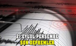 Az önce deprem mi oldu? 21 Eylül Perşembe son depremler