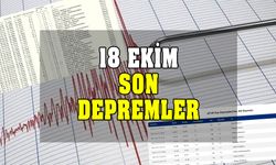 Az önce deprem mi oldu? 18 Ekim Çarşamba son depremler