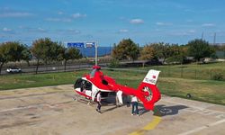 Karadeniz'de ambulans  helikopterle 9 ayda  198 hasta taşındı