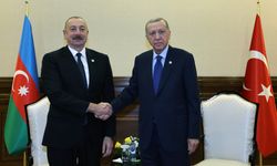 Cumhurbaşkanı Erdoğan ile Aliyev Astana'da