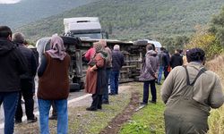 Feci kaza | Bursa'da minibüs devrildi