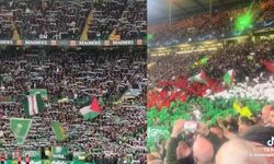 Sıkıysa durdurun! Celtic taraftarı, Filistin'i tribünlere getirdi