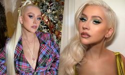 Christina Aguilera'dan nefes kesen pozlar!