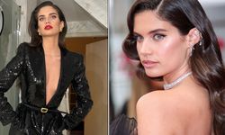 Sara Sampaio siyah ve beyaz bikinisiyle göz kamaştırdı!