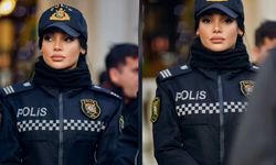 Kadın polis, güzelliğiyle mest etti!