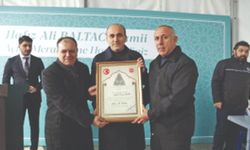 Hafız Ali Baltacı Camii hizmete girdi