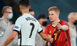 De Bruyne Ronaldo'nun yanına