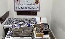 Sahte plaka atölyesine jandarmadan operasyon