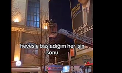 İtfaiyenin ağaçtan kurtardığı kedi, aynı mesafeden aşağıya atladı!