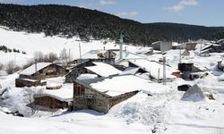 Kars'ta karla kaplı köyde umutla baharı bekliyorlar
