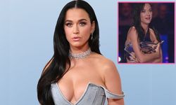 Canlı yayında kıyafeti koptu! Katy Perry'nin frikik mücadelesi