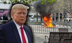 Trump için benzin döküp kendini yaktı! Mahkeme önünde korkunç olay!