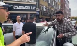 Kendisini uyaran polisin üzerine araç sürdü!