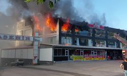 Amasya'da İstanbul Evim AVM'de yangın