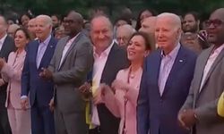 Biden yine şaşırtmadı! Dans ortasında dondu kaldı