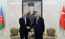 Cumhurbaşkanı Erdoğan, Cumhurbaşkanı Aliyev'i havalimanında karşıladı