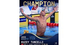 Milli yüzücü Kuzey Tunçelli, Avrupa şampiyonu oldu