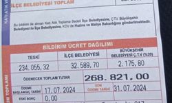 Faturayı görünce şok oldu: 268 bin lira su faturası geldi