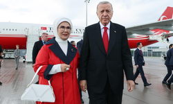 Cumhurbaşkanı Erdoğan eşi Emine Erdoğan ile birlikte Almanya'da