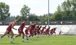 Galatasaray yeni sezon hazırlıklarını yaptığı antrenmanla sürdürdü