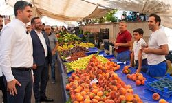 Başkan Adıgüzel pazarı denetledi