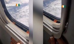 Ryanair uçuşunda kırık cam panik yarattı!