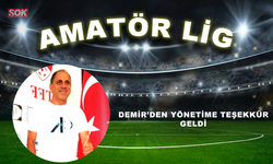 Demir’den yönetime teşekkür geldi