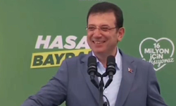 Ekrem İmamoğlu, heyecandan konuşamadı!  "Sayın Cumhurbaşkanımız" pankartına bakın ne dedi?