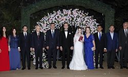 Cumhurbaşkanı Yardımcısı Yılmaz ve MHP Genel Başkanı Bahçeli, nikah şahidi oldu