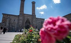 Çifte Minareli Medrese yapısı ve sergilenen eserlerle ziyaretçilerin dikkatini çekiyor